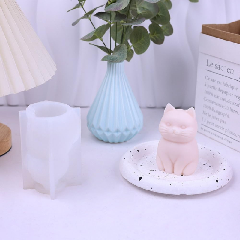 Soap Making Animal Fat - 3D Fat Cat Animal Silicone Candle
