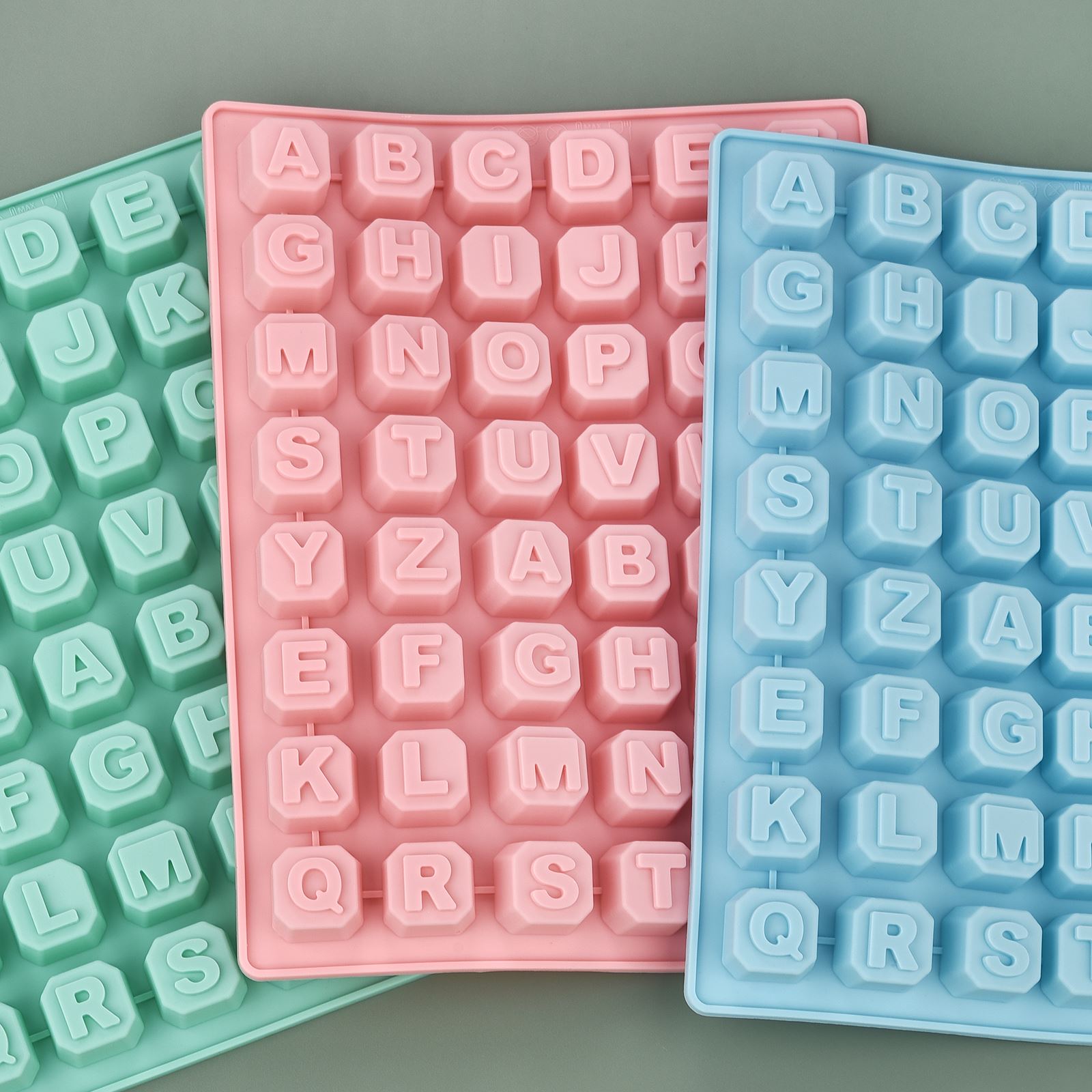 Soap Making Supplies - 48 Letter Enghish Alphabet letter Silicone