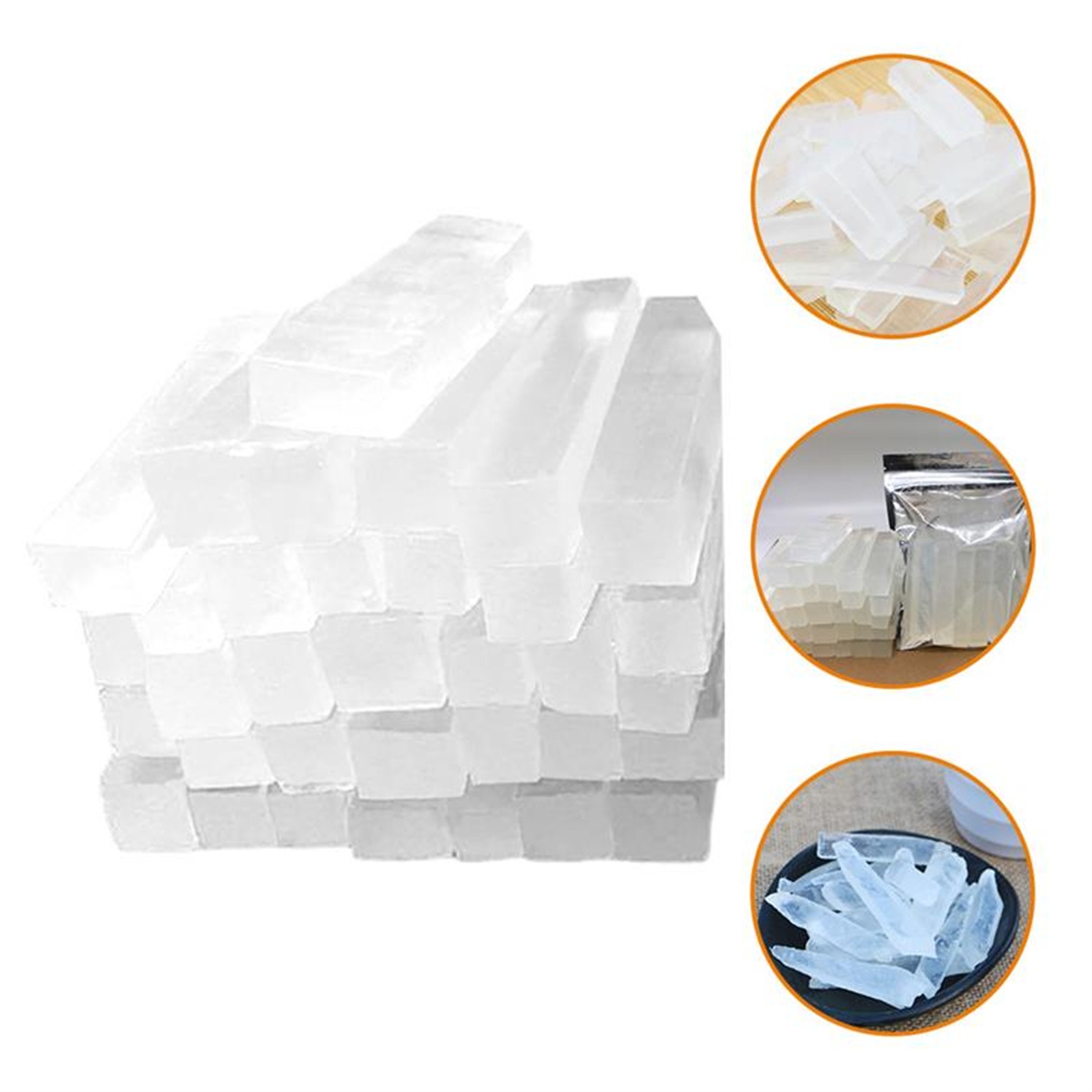 Soap Making Supplies - 250G Bag Clear Glycerin Hand Soaps