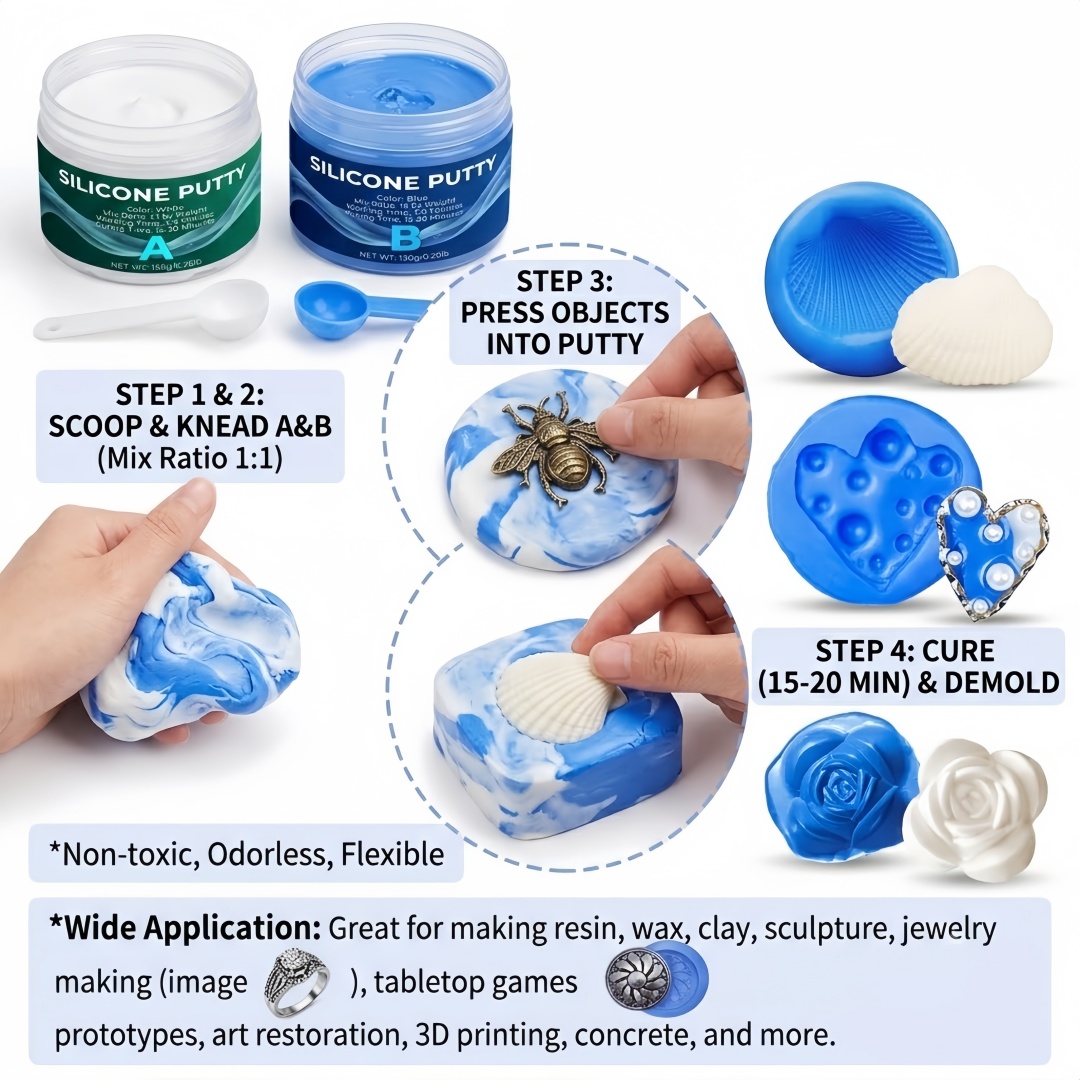 Silicone Putty Mold Making Sup - Soap Making Ins recension och pris