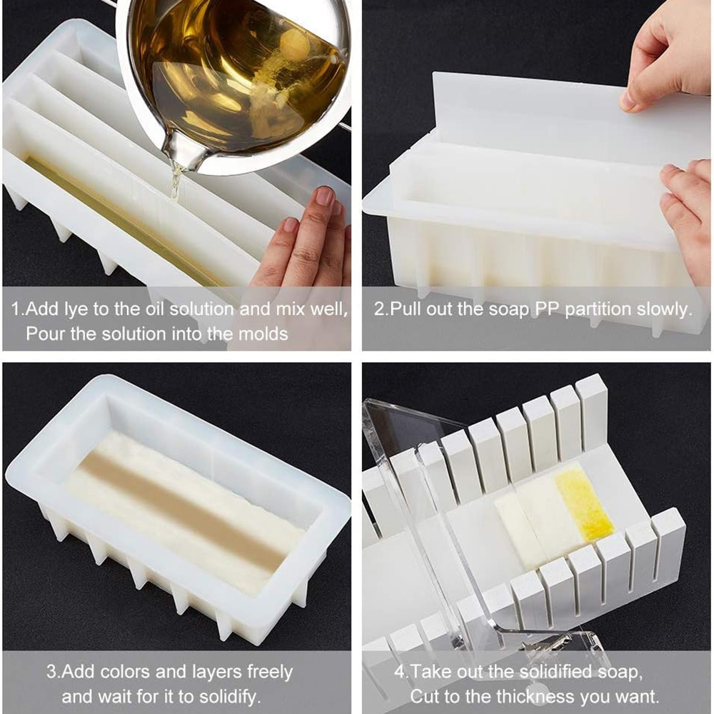 42oz Silicone Soap Mold with 5 - Soap Making Supplies recension och pris