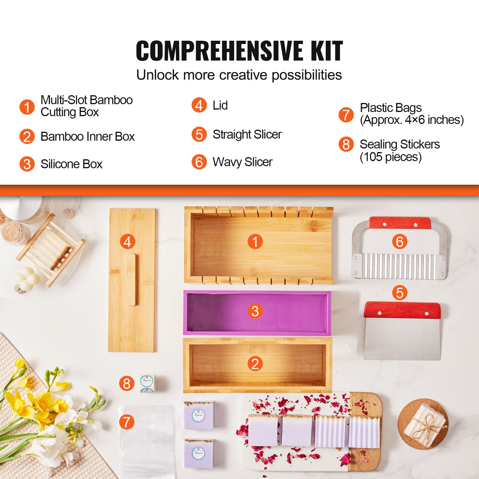 Soap Making Kit, Bamboo Cuttin - Soap Making Kit For Adults recension och pris