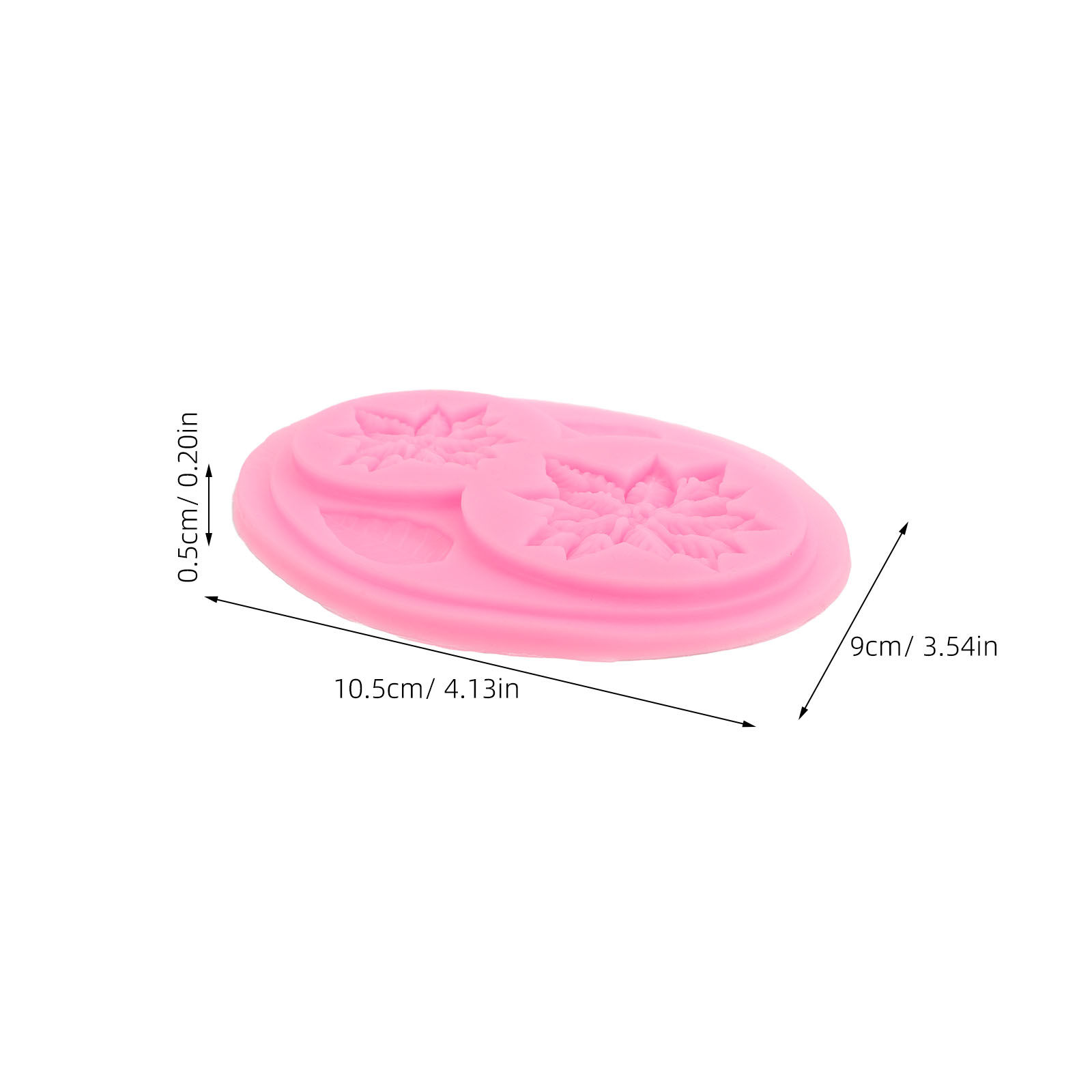 2Pcs Floral Silicone Molds for - Soap Making Ins recension och pris