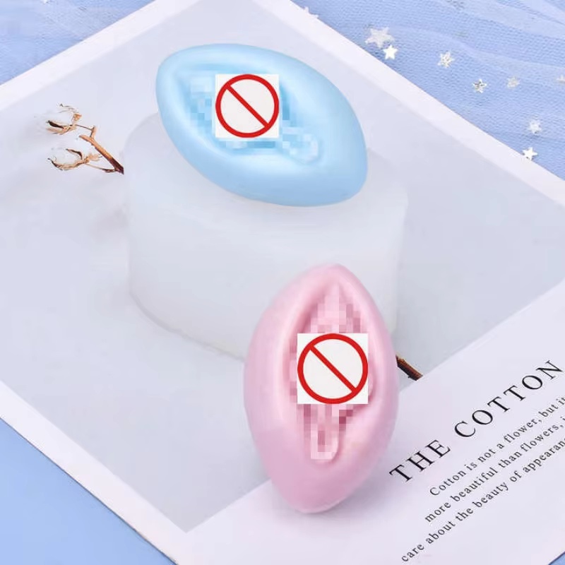 3D Penis Resin Mold Female Vul - Soap Making Kit For Adults recension och pris