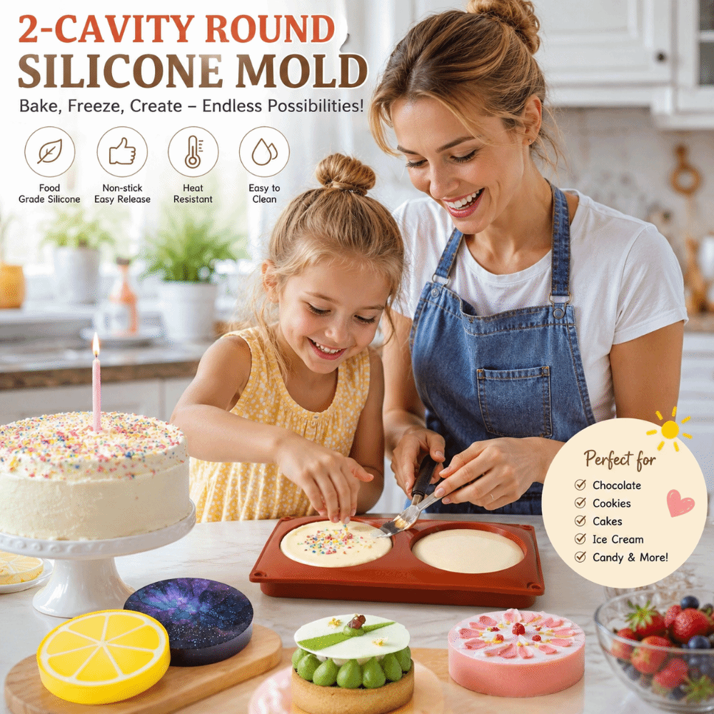 Cylinder Shaped Silicone Bakin - Soap Making Supplies recension och pris