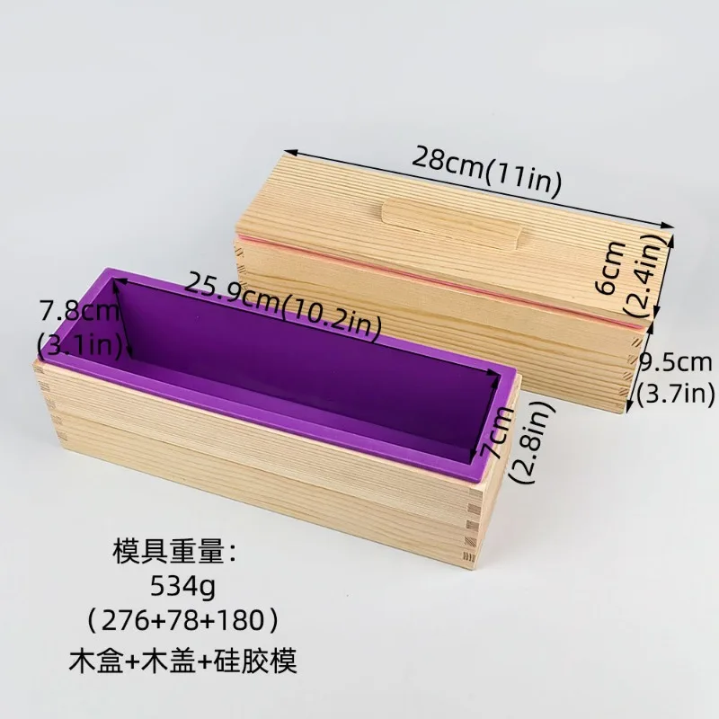 Silicone Soap Mold Rectangular - Soap Making Supplies recension och pris
