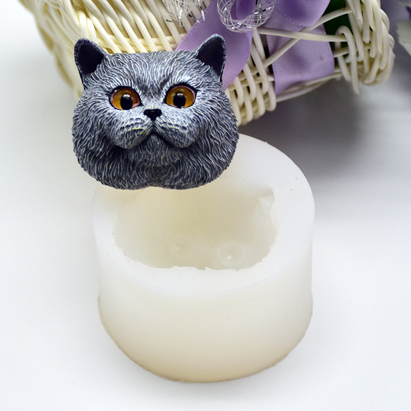 Silicone Mold Short-haired Cat - Soap Making Supplies recension och pris