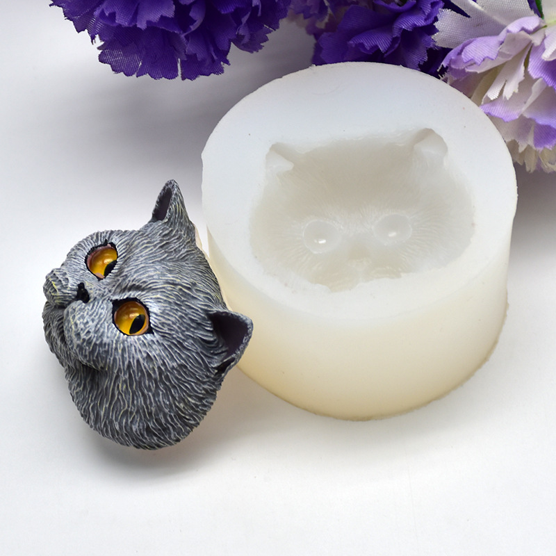 Silicone Mold Short-haired Cat - Soap Making Supplies recension och pris
