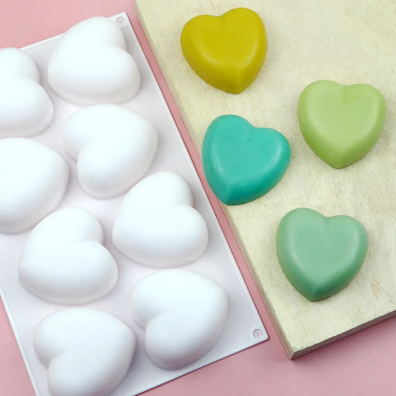 Love Heart Silicone Soap Mold  - Soap Making Supplies recension och pris