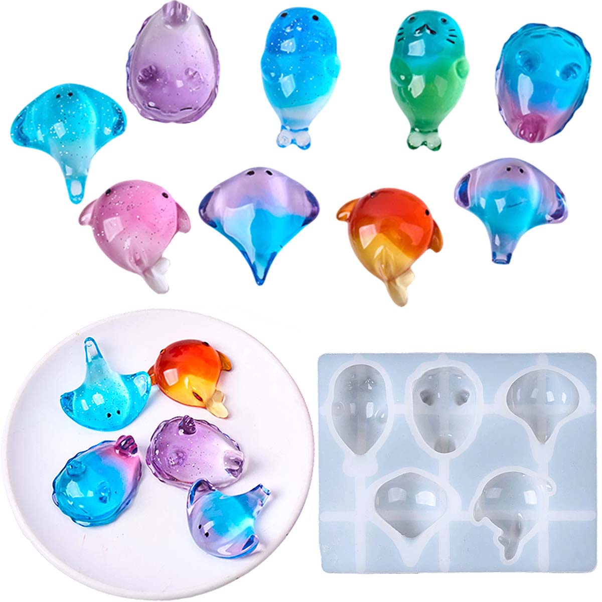 3D Healing Kawaii Manta Ray Wh - Soap Making Ins recension och pris