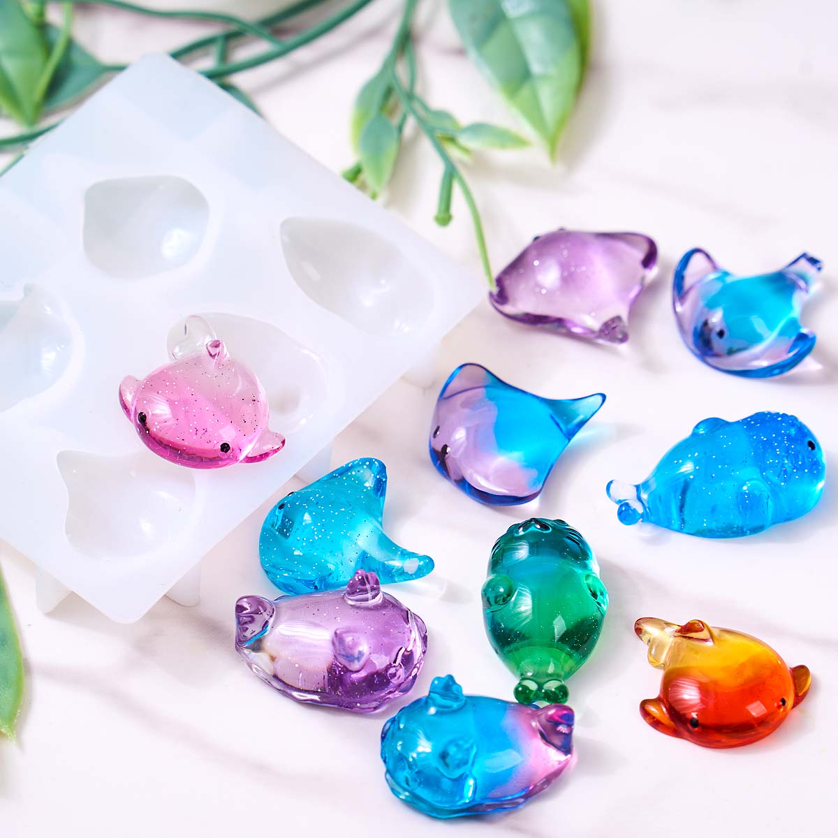 3D Healing Kawaii Manta Ray Wh - Soap Making Ins recension och pris