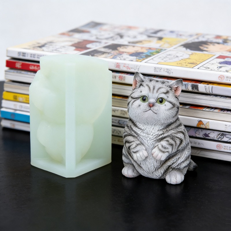 DIY Standing Fat Cat Silicone  - Soap Making Animal Fat recension och pris