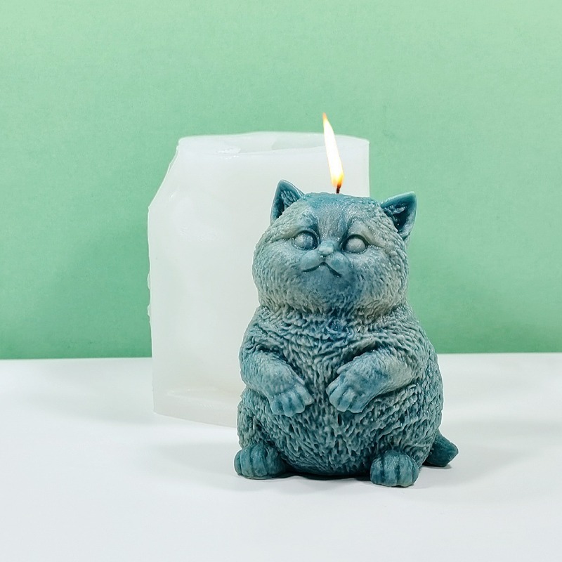DIY Standing Fat Cat Silicone  - Soap Making Animal Fat recension och pris