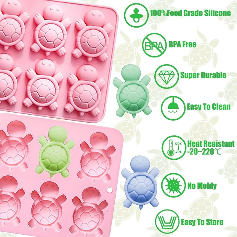 Turtle Silicone Mold For Soap  - Soap Making Supplies recension och pris