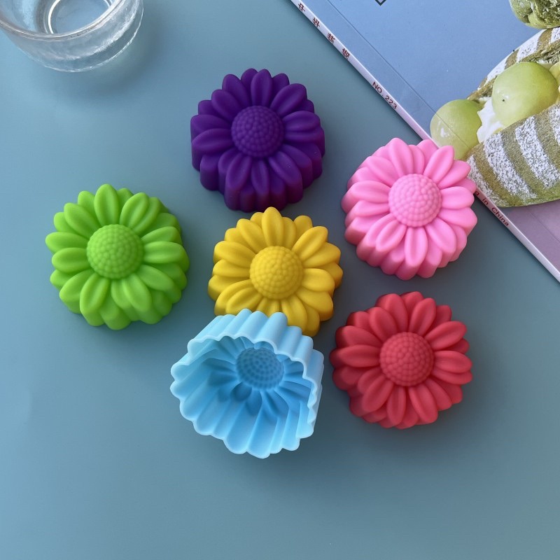 6 Pcs Set Non-Stick Flower Des - Soap Making Supplies recension och pris