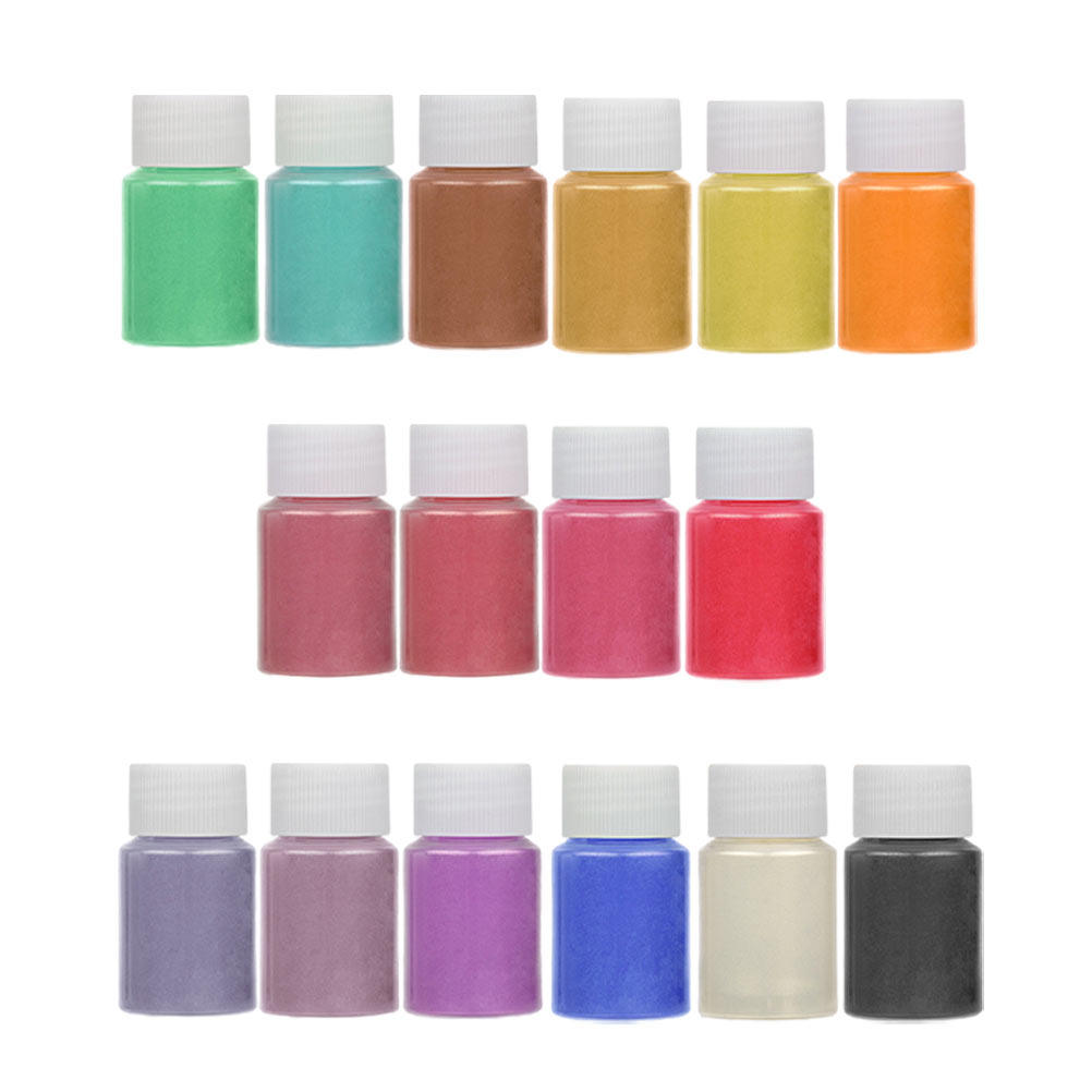 16 Colors Pearlescent Powder P - Soap Making Ins recension och pris