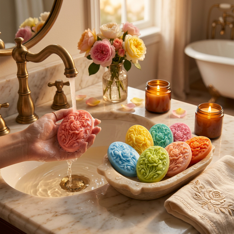 4 Silicone mold with flower sh - Soap Making Ins recension och pris