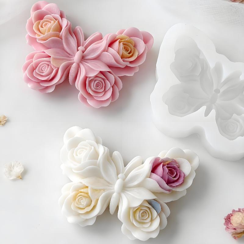 DIY Rose Butterfly Form Silico - Soap Making Ins recension och pris